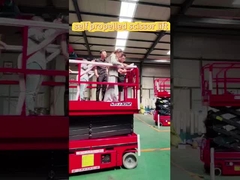 स्वयंचलित 12m 14m कैंची लिफ्ट बैटरी कैंची लिफ्ट 10m कार्यरत ऊंचाई