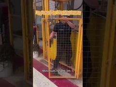 औद्योगिक गोदाम हाइड्रोलिक कार्गो लिफ्ट वर्टिकल गाइड रेल माल लिफ्ट