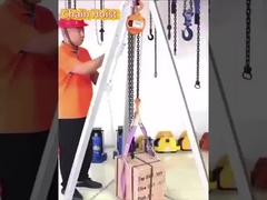 मैनुअल चेन लिफ्ट लिफ्टिंग उपकरण 0.5 टन हैंड चेन लिफ्ट