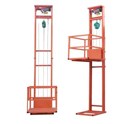 खरीदें 3m-10m 500kg आवासीय कार्गो लिफ्ट हाइड्रोलिक वर्टिकल सामान लिफ्ट online manufacture