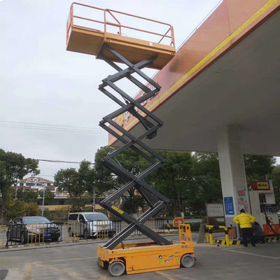 खरीदें Aerial Work Platform 230kg 14m Self Propelled Hydraulic Scissor Lift Platform ऑनलाइन निर्माण
