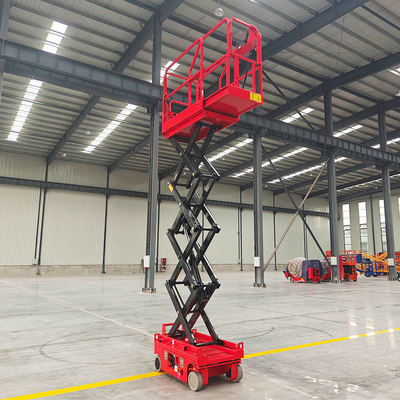 खरीदें Self-propelled Electric Scissor Lift 6m 230kg Mini Aerial Work Platform ऑनलाइन निर्माण