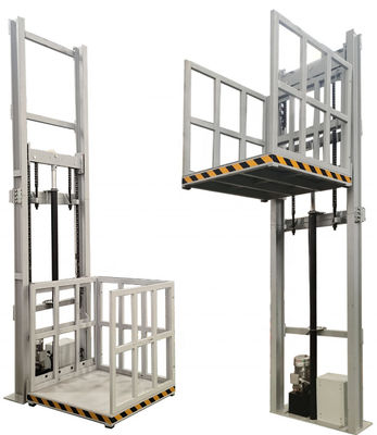 औद्योगिक आसान लिफ्ट कार्गो लिफ्ट हाइड्रोलिक प्लेटफार्म लिफ्ट 8m 1000kg