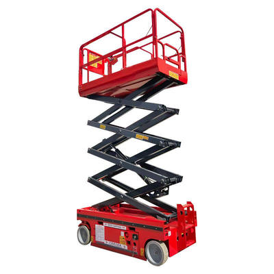 8m 10m 12m Hydraulic Mobile Scissor Lift Platform With 450kg Load Capacity