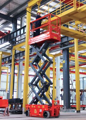 Electric Hydraulic Self-Propelled Scissor Lift Platform Construction Lifter