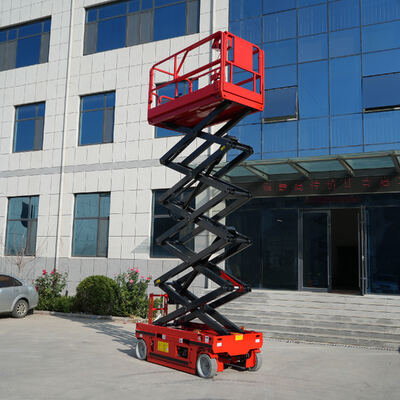 एरियल वर्क लिफ्ट प्लेटफार्म इलेक्ट्रिक स्व-चालित कैंची लिफ्ट